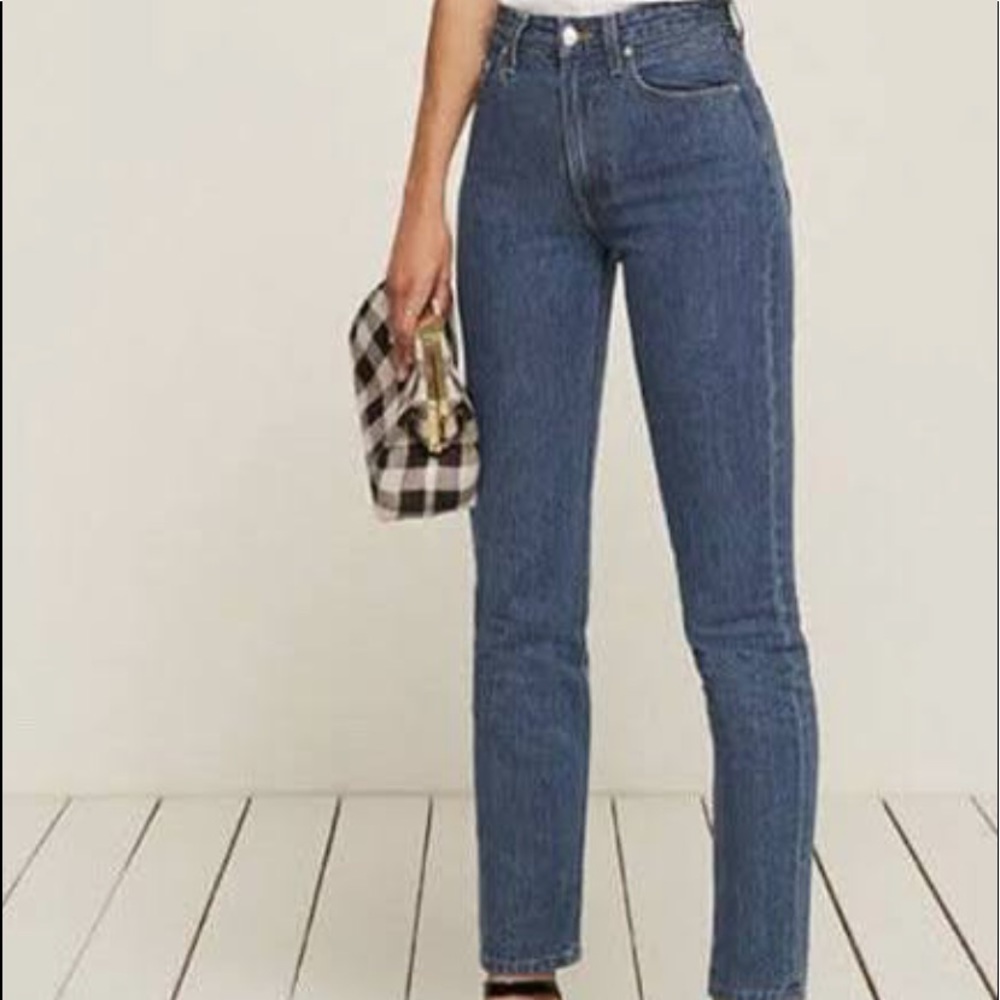 Reformation Julia High Cigarette Jeans - Size 23